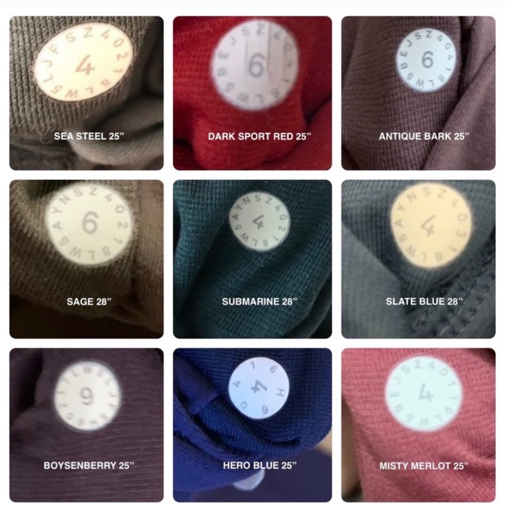 **UPDATED** Lululemon ALIGN Size Dot Color Codes! - Picture 5 of 13